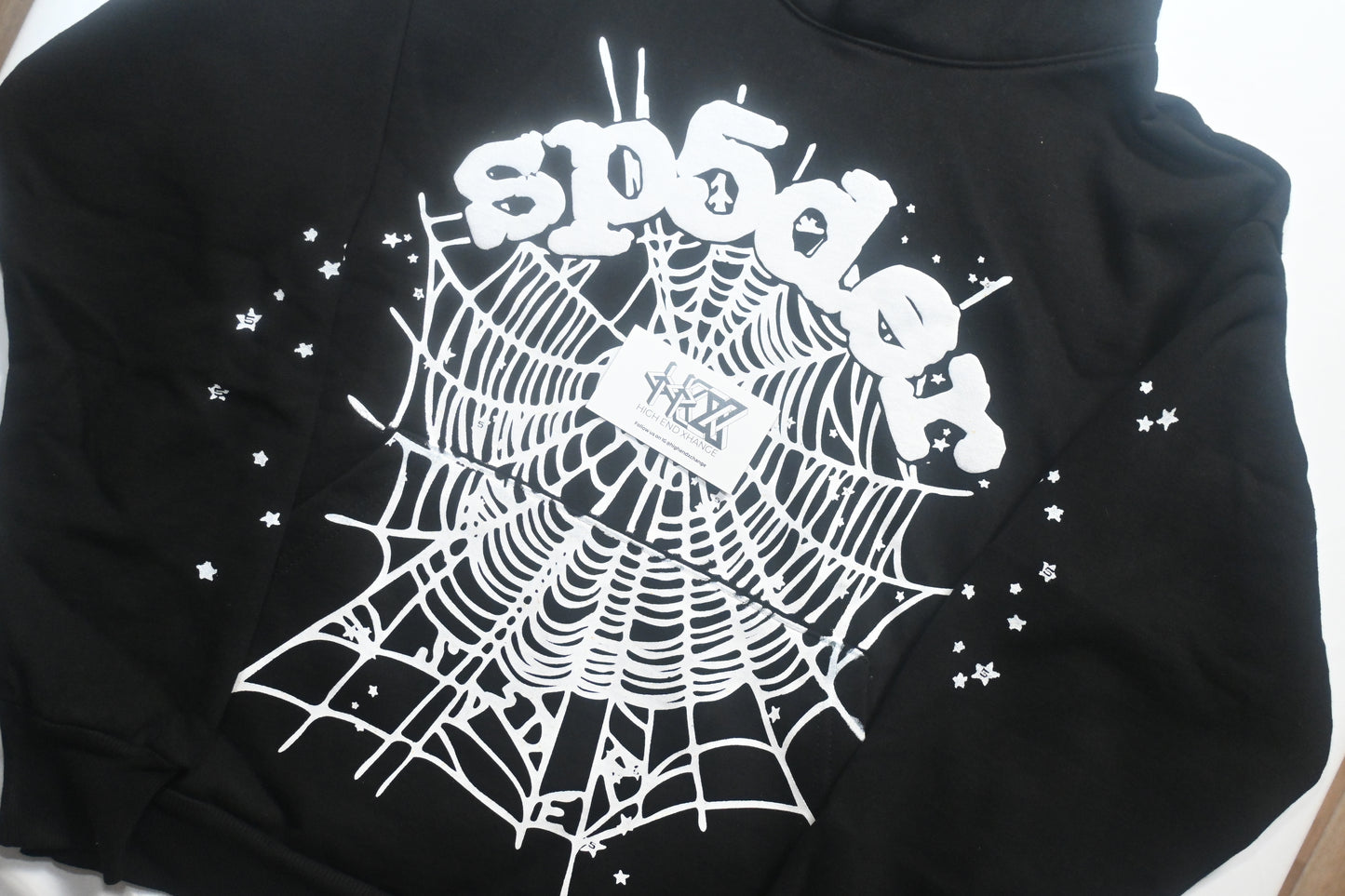 Sp5der OG Web Hoodie 'Black'