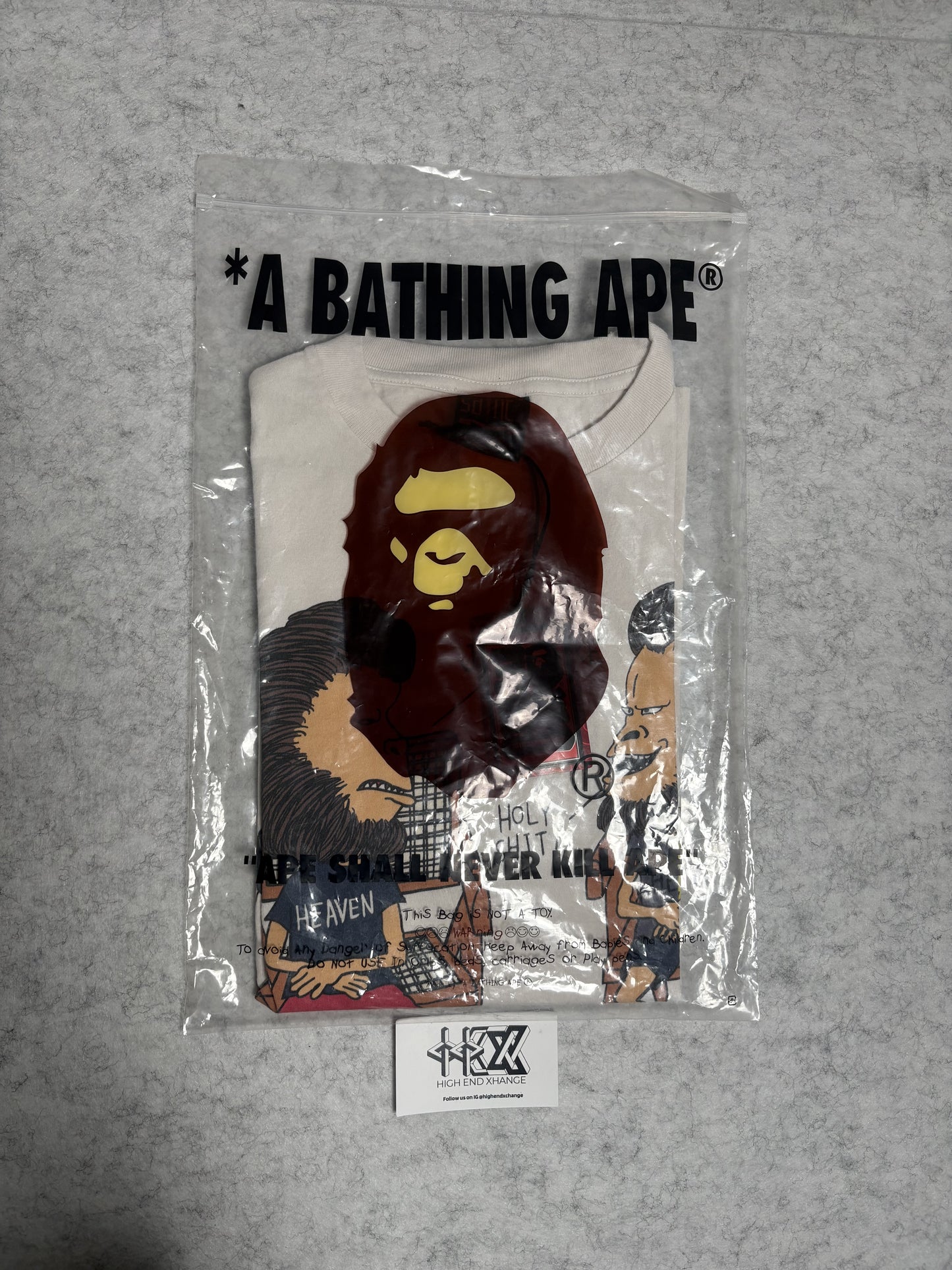 BAPE x Saint Mxxxxxx Heaven and Hell Tee