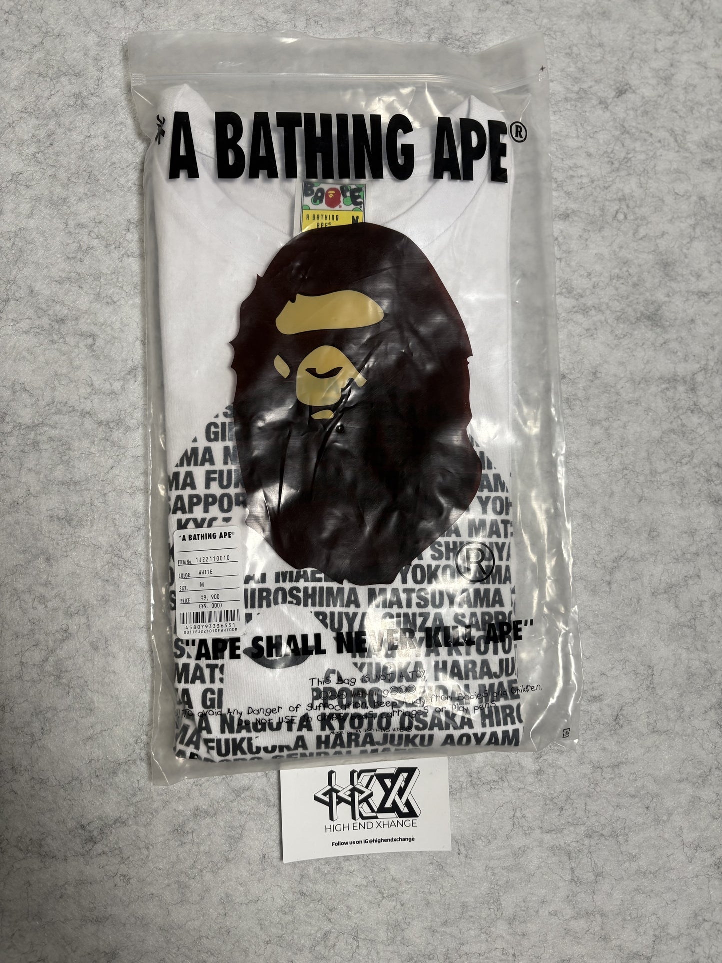 BAPE Japan Ape Head Tee