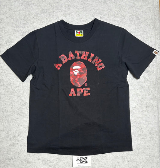 BAPE BLACK CAMO COLLEGE TEE