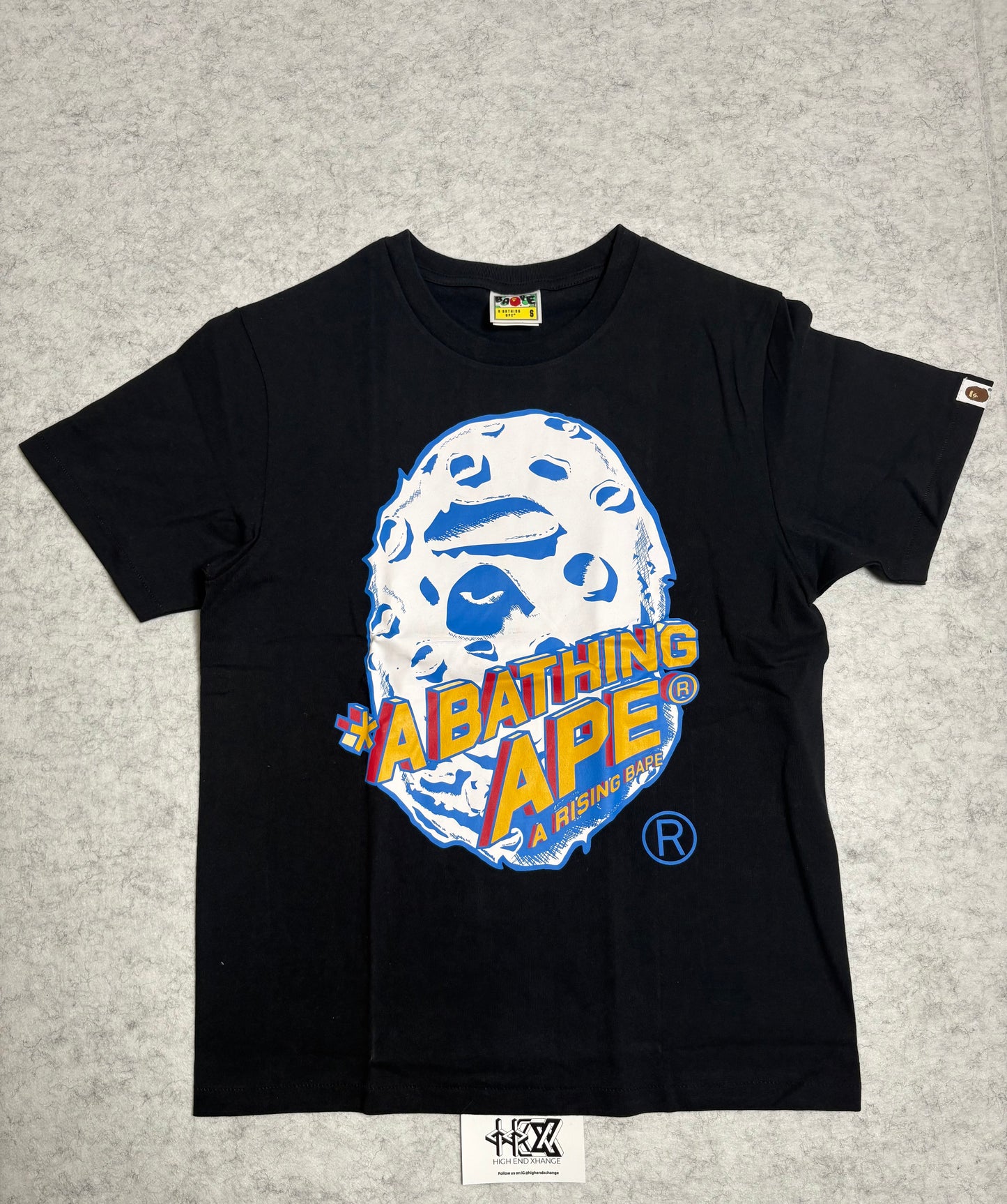 BAPE Moon Ape Head Tee "Black"