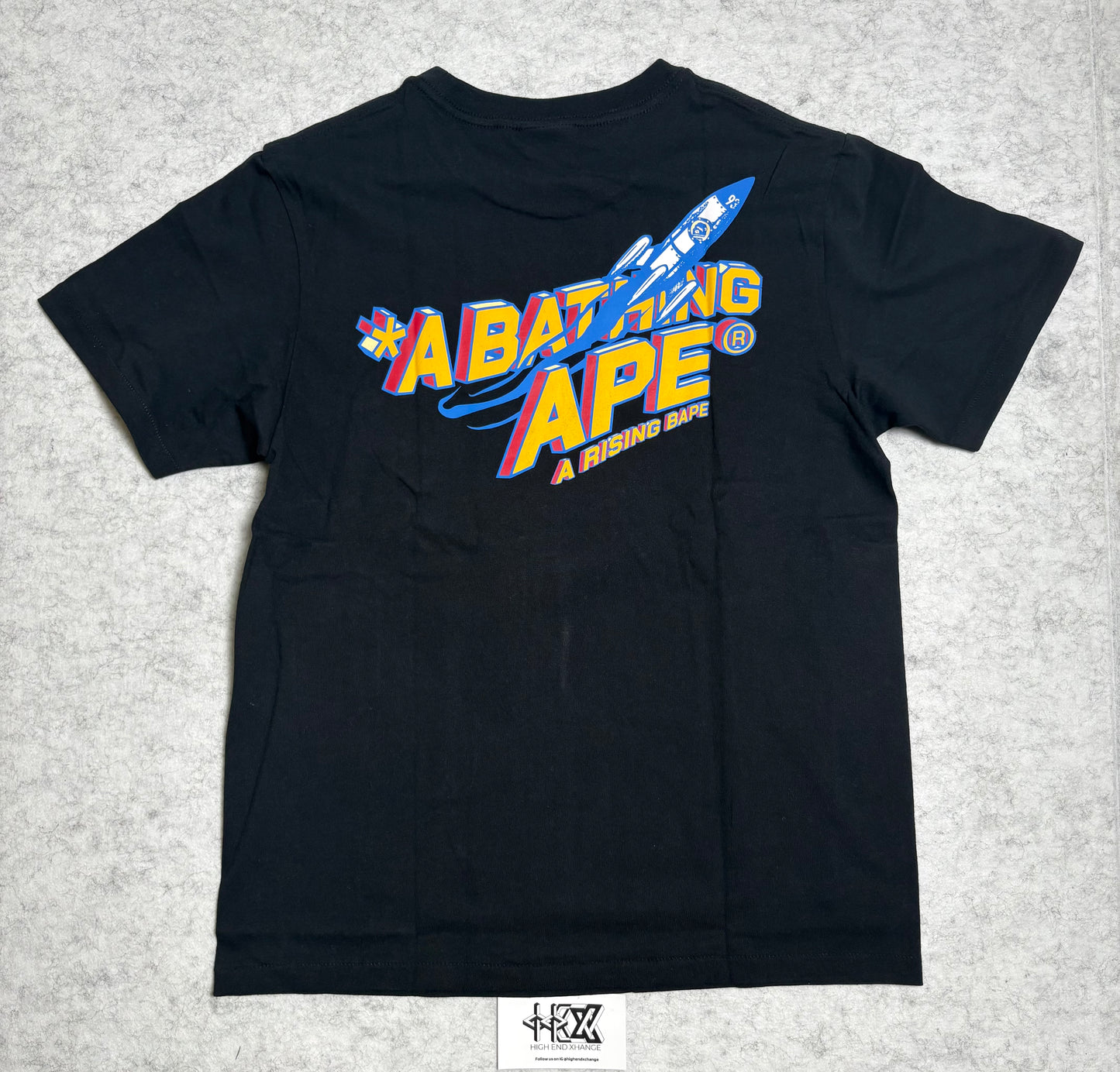 BAPE Moon Ape Head Tee "Black"