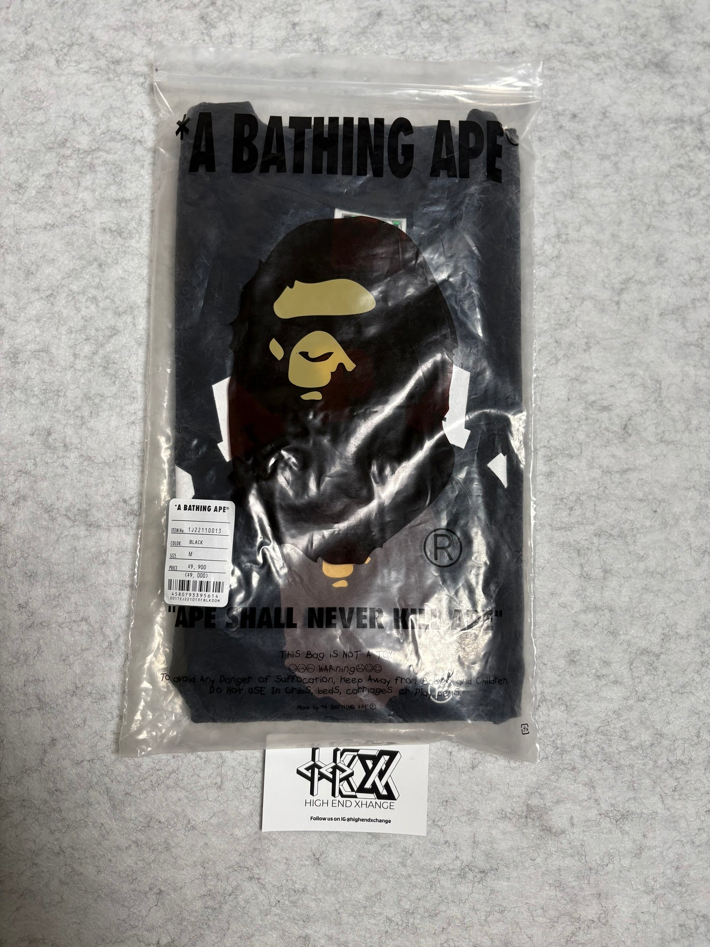 BAPE Japan College City Tee "Black"