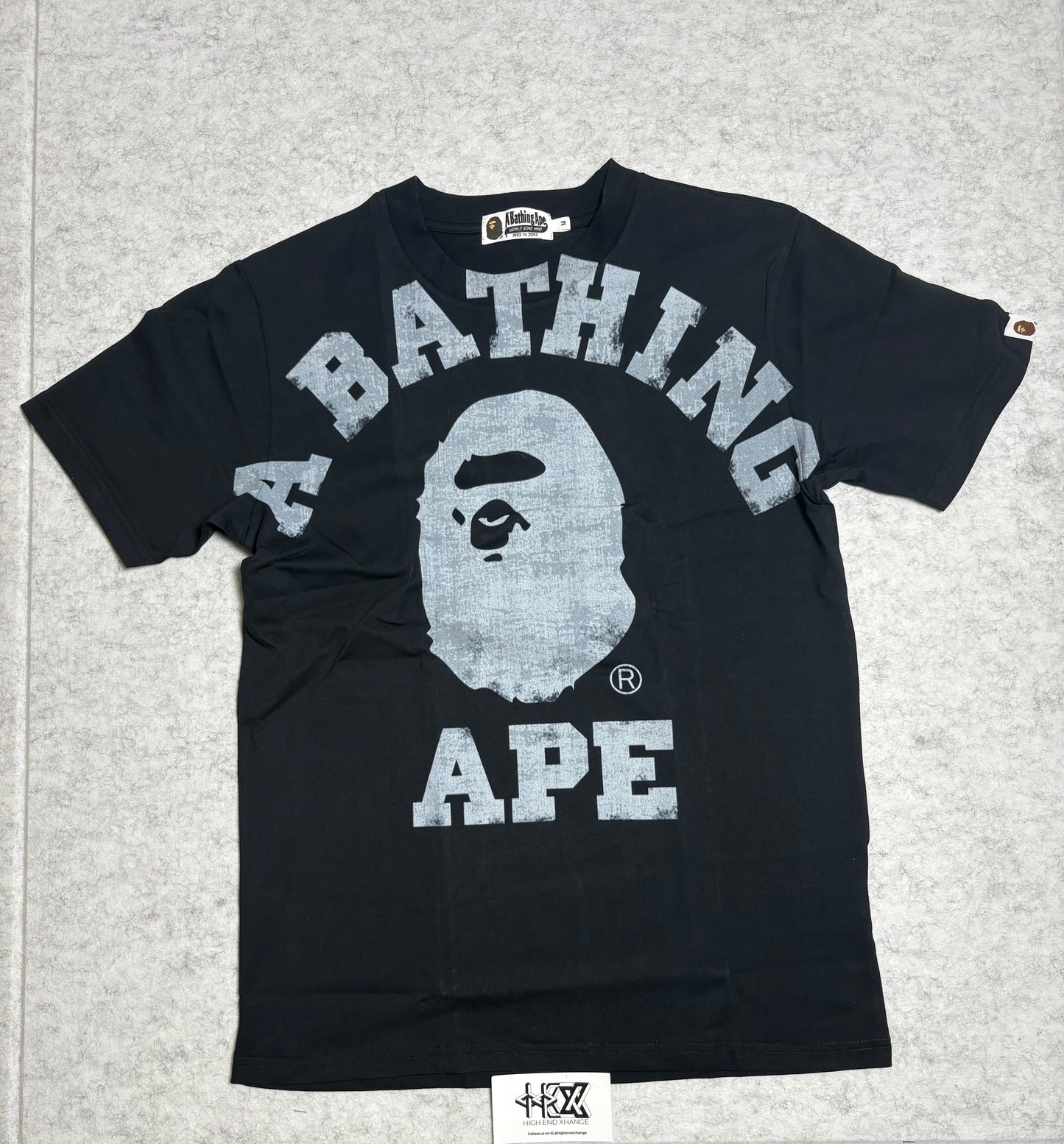 BAPE Overprinted College Tee "Black"