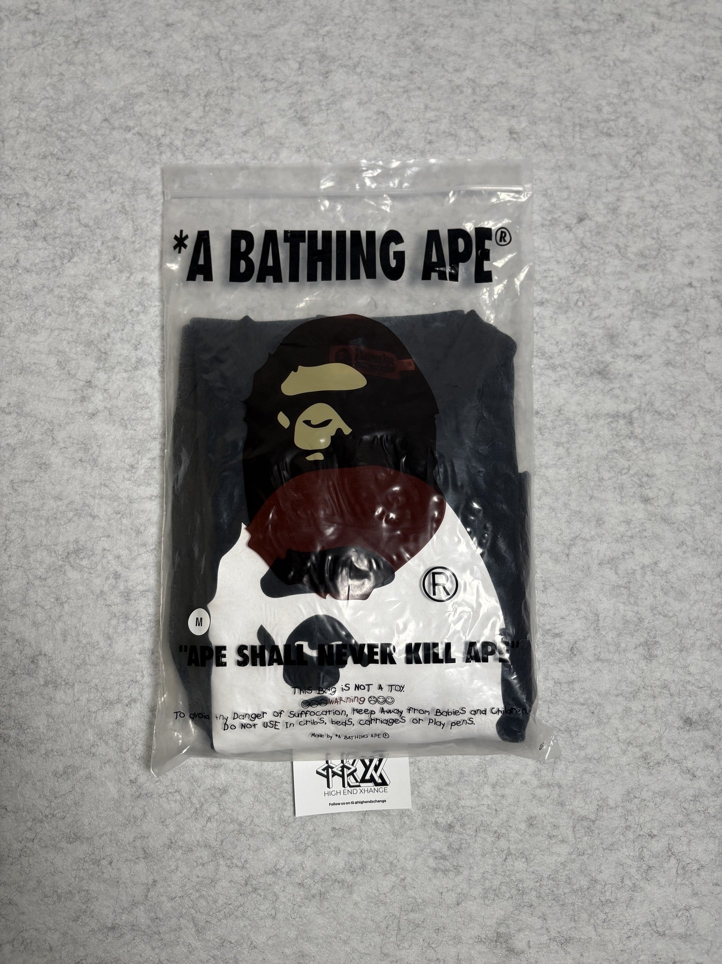 BAPE Overprinted College Tee "Black"